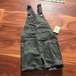 REI women’s trailsmith short overalls size 2